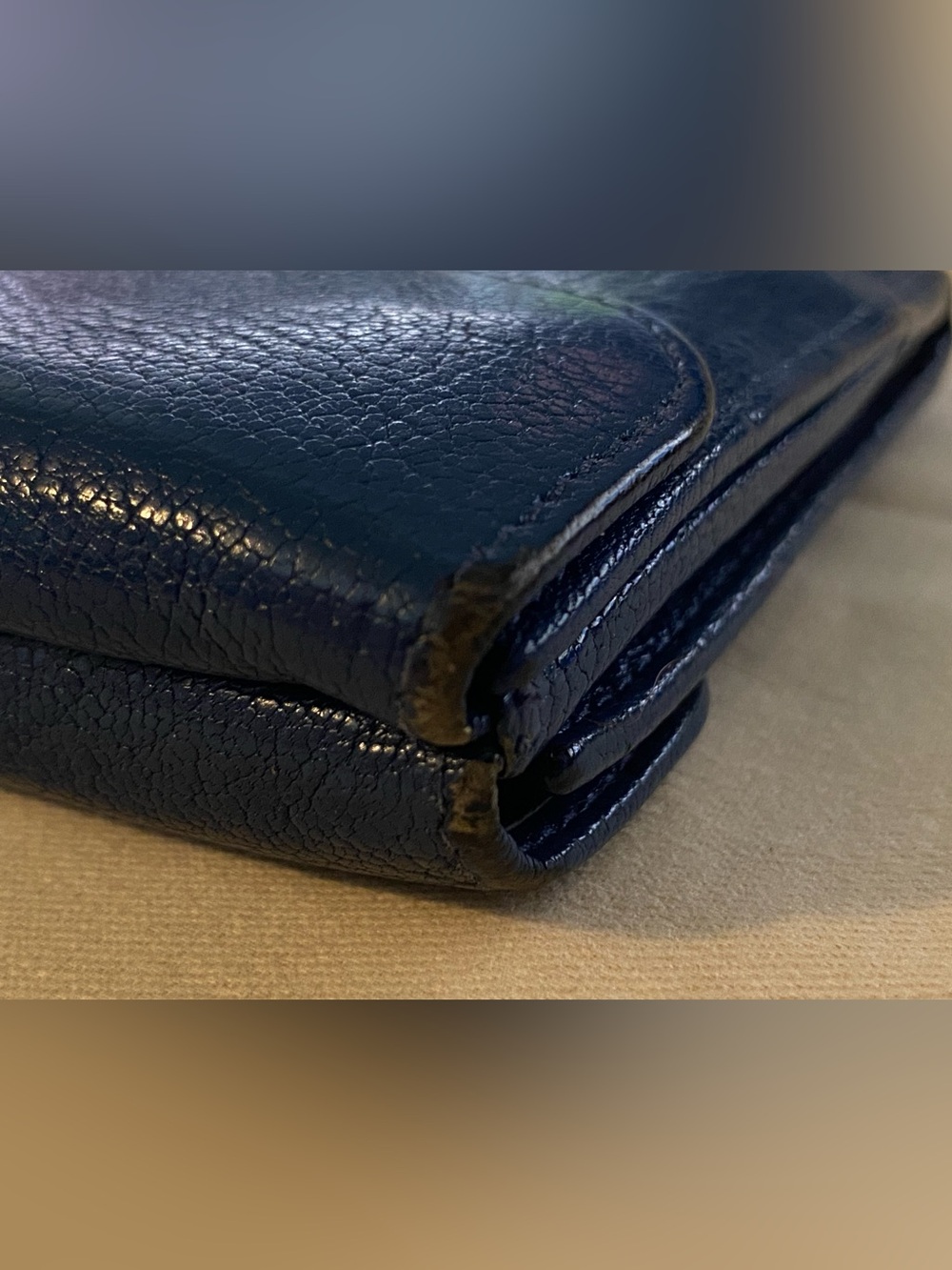 Miu Miu Madras flap wallet | Blue - Picture 7 of 7